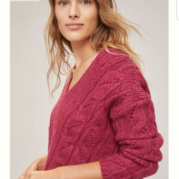 Anthropologie Ramona Cable-Knit Sweater - Picture 5 of 11